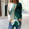 T-shirts pour femmes Vintage feuilles 3D imprimé mode rue haut automne femme blouse décontractée en plein air plage harajuku chemise à manches longues