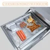 Machine de scellage sous vide pour sacs alimentaires, Machine de conditionnement sous vide plate à Double chambre automatique