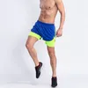 Men's Shorts Two Layers Summer Sports Wear Breathable Short Length Running Size XS To 4XL