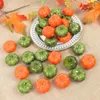 Fleurs décoratives 25/50pcs Halloween Mini faux légumes Simulation mousse artificielle citrouille fruits bricolage artisanat fête d'anniversaire mariage maison
