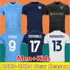 23 24 Maglie calcio Lazio PEDRO 10° anniversario IMMOBILE LUIS ALBERTO maillots de futol ROMAGNOLI KAMADA GUENDOUZI VECINO maglia da calcio UOMO Uniformi per bambini