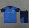 2023 2024 Marseille voetbalshirts Vest met korte mouwen GUENDOUZI MILIK ONDER 2023/24 Marseille trainingspak HEREN KINDEREN maillot de foot voetbaluniformen trainingspak