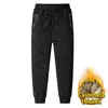 Calça masculina homens de inverno escovou caxemira encantando o homem térmico algodão térmico à prova de vento quente espessura lã de lã de 8xl calças xfewsdddcg 231020