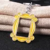 سلاسل المفاتيح برنامج تلفزيوني تلفزيوني أصدقاء Key -keychain صديق PO Frame Keyring Fob Trinket للنساء MEN MEN SHARM