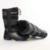 New Snowy Wellington Boots Hunter 낚시 신발 방수 및 강철 손톱 하이 배럴 눈 덮개 낚시 신발 암석 낚시 웰리 짧은 비