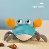 RC Robot laddningsbar Escape Electric Crab Pet Musical Toys Children Birthday Presents Interactive 231021