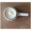 Candle Holders Ceramic Candle Placing Tray For Essential Oil Burner Incense Aroma Diffuser Fragrance Lamp Yoga Room Spa Supply Black W Dhpv0