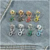 Pins Brooches 15 Colors Medical Care Stethoscope Alloy Drip Oil Clothing Bags Pins Jewelry Accessories In Bk Drop Delivery Dh2Fz