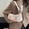 Sacs de taille en cuir pour femmes, sac à bandoulière à aisselles tendance, Simple, petite poche Design, sacs à main et bourses sous les bras