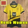 Dames 23/24 HAALAND DORTMUND voetbalshirts 2023 2024 REUS NEOGELB BELLINGHAM HUMMELS BRANDT REYNA BRANDT Hazard voetbalshirt Zwart