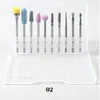 Set manicure per unghie 10 pezzi scatola frese multifunzionali punte da trapano elettriche per pedicure strumenti per testa di macinazione in lega di tungsteno 231020