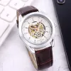 2023 Luxury Mens Watches Üç İğne Serisi Otomatik Mekanik Saat Tasarımcı Kol saatleri Üst Lüks Marka Orijinal Deri Kayış