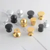 Door Locks 2PCS Bathroom Round Single Sided Shower Glass Door Handles Closet Dressers Knobs Furniture Hardware Accessories With Screws 231021