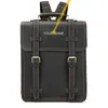 Мужской рюкзак из натуральной кожи, сумка для ноутбука 14 дюймов Crazy Horse, деловая сумка-тоут, 2 предмета, коровий рюкзак, рюкзак для выходного дня