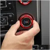 Andra interiörstillbehör Luftkonditionering o Switch Knob Ring Decoration ER för Ford F150 Raptor 2013-2014 Bil Drop Delivery Mobile DHHPO