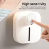Liquid Soap Dispenser 320ml Wall-mounted Rechargeable Temperature Display Dispensers Automatic Foam Hand Sanitizer Machine