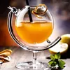 Vinglas Creative Globe Cocktail Glass Transparent Bubble Cups Personlighet Hem Bar Restaurang Goblet Kitchen Party Supplies