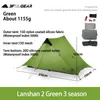 Tents and Shelters LanShan 2 3F UL GEAR 2 Person 1 Person Outdoor Ultralight Camping Tent 3 Season 4 Season Professional 15D Silnylon Rodless Tent 231021