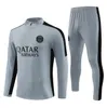 2023 2024 Paris Tracksuit Soccer Jersey Kit Survlement Maillots de Foot 23 24 Mbappe Long Sleeve Football Stack