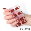 Fashion Solid Nail Sticker Full Cover Self-stick Full Classic Nail Polish Stickers Manicure Nail Art Decoration Stickers Manicure DIY