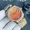 Z Diamonds Watches Fashion Watch Watch Watch Watch Watch Watch zegarki 36 mm 40 mm Auto Ruch Prezydencka Bransoletka Sapphire Glass zegar na rękę Montres de Luxe