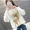 Women's Sweaters Christmas Year Loose Knitted Sweaters Women Autumn Winter Warm Casual Pullover Top All Match Sweater Bottoming Shirt Female 231020