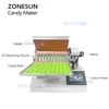 ZONESUN – Machine de fabrication de bonbons gommeux, déposant de chocolat, remplissage de Ganache et Caramel, équipement de confiserie, emballage de bonbons, ZS-FM7C