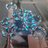 Cluster Rings Glowing Ring Fashion Design Unisex Accessories Adjustable Bright Color Five Pointed Star Luminous Durable