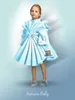 Kız Elbiseler Fantasia Prenses Noel Uzun Kollu Lüks Kış Kış Çocuk Giyim Çocuk Partisi Kostüm Giysileri