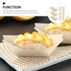 Dinnerware Sets 200 Pcs Disposable Wooden Boat Serving Platters Plates French Fries Sushi Tray Container Bowl Bamboo Bowls