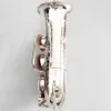 Silver 82 Professional Alto Saxophone E-platt en-till-en-struktur Japanskt hantverk Jazz Instrument Alto Sax Hand snidade mönster