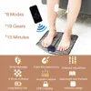 Foot Massager Electric EMS Pad Portable Foldable Massage Mat Muscle Stimulation Improve Blood Circulation Relief Pain Relax Feet 231020