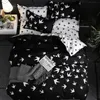 Bedding sets Black Marble comfortable Set Duvet Cover 3pcs queen size bed sheet setBed Linen No Sheet pattern duvet cover set 231020