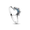 Solitaire Ring 2023 Zomer Damesmode Zon Maan Ster Elegant Temperament Fonkelende Vinger Partij Sieraden Accessoires Cadeau 231019 Dr Dhndj