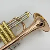 Strumento jazz per corno a tromba con tono professionale prodotto in bronzo fosforoso di alta qualità in si bemolle