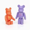 Actiespeelfiguren 10 stuks Bearbrick-actiefiguren Beer 11 cm Pvc-model Diy verfpoppen Kinderspeelgoed Kinderen Verjaardagscadeaus G220420 Drop Dhdoe