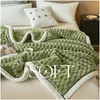 Conjuntos de cama Cor Sólida Fluffy Plush Throw Cobertor Confortável Macio Adulto Cama Colcha Inverno Quente Linho Colcha para Sofá Quarto 231020