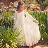 Girl Dresses Children's Clothing Europe And America Girls' Long Leap Sleeve Lace Performance Birthday Chiffon Wedding Dress