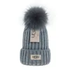 Zimowa czapka designerka czapka czapka czapka kaset mans/damska liter Ug Bonnet mody projektowy Kraby Hats Fall Woolen Jacquard unisex U-8