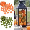 Dekorativa blommor 25/50st Halloween Mini Fake Vegetabilsa Simulation Artificial Foam Pumpkin Fruit Diy Craft Birthday Party Wedding Home