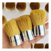 Makeup Brushes Id Escentuals Fl Erage Kabuki Brush - Goat Bristles Powder Blush Contour Cosmetic Beauty Tool Drop Delivery Health To Dhnwv