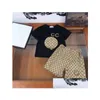 Zestawy odzieży Modna nowa letnia marka marki bawełniane krótkie rękawy garnitury wierzchołki spodnie dziecko maluch dzieci dzieci dhxvi dwuczęściowe