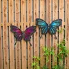 Garden Decorations Mariposas Butterfly Statues Hanging Wall Artwork Yard Miniatures Animal Sculptures Home Outdoor Artcrafts Decoration