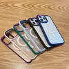 Colorful Matte Strong Magnetic Cover Case For Apple iPhone 15 11 12 13 14 Plus Pro Max Shockproof Magnetic Wireless Charge Protective Shell Cases