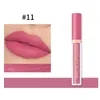 Lipgloss, Make-up, Nude-Tönung, matt, samtig, flüssiger Lippenstift, für Damen, Schönheit, langanhaltend, wasserdicht, schimmernd