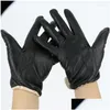 Fünf-Finger-Handschuhe, Fünf-Finger-Handschuhe, Schmetterling, Damen, echtes Leder, Touch, perforiert, dünner Abschnitt, Schaffell, Fahren, Handgelenk, Winter, M, Dhkiv