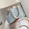 Waist Bags Women's Party Clutch Wedding Crossbody Bag Totes Stylish Pearl Clip Evening Handbags Shoulder Summer Beach