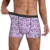 Cuecas libélula impressão roupa interior flor de lótus 3d bolsa de alta qualidade tronco personalizado diy shorts briefs homens engraçados plus size 2xl