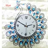 Zegary ścienne 3D Peacock Creative Sali Clock Decor Home Nowoczesny design lekka luksusowa dekoracja dekoratio