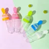 Baby Bottles# Squeezing Feeding Bottle Silicone born Training Rice Spoon Infant Cereal Food Supplement Feeder Safe Tableware Tools 231020